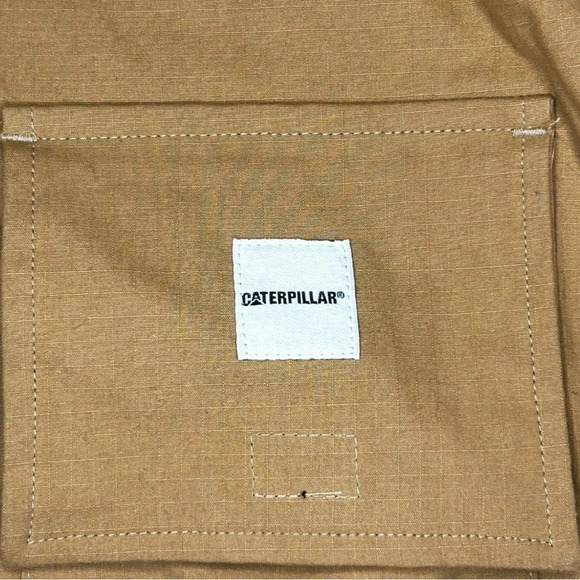 Caterpillar CAT Men’s WWR Ripstop Smock Camel Jacket Small - Picture 11 of 11